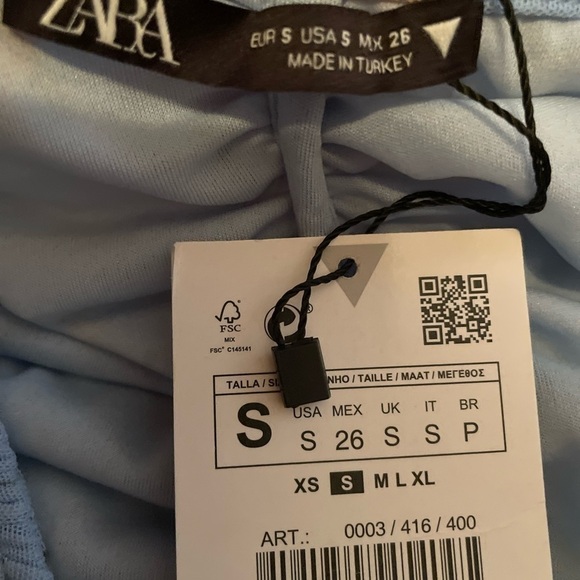 ZARA women's top Floral printed top - Picture 9 of 10